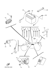 TW125 Электрика 1