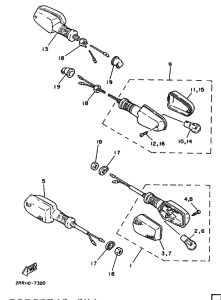 YSR80 YSR80D Проблесковый световой сигнал