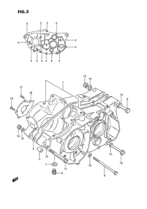 TS185 Картер двигателя