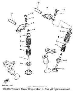 XV1100EC Клапана