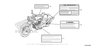 VT1300CR Caution Label (1)