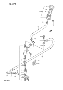 RM125 Задний тормозной цилиндр