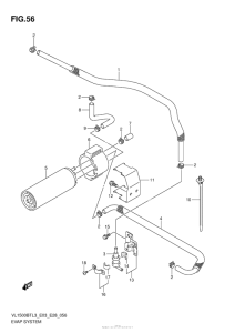 VL1500BT Evap System (Vl1500Btl3 E33)
