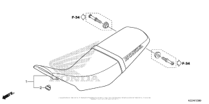 CRF250L (ABS) Сиденье