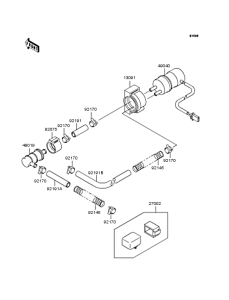 ZX900 Топливный насос