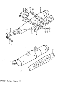 DR400 Second muffler