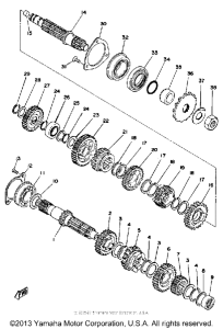 XT500C Трансмиссия