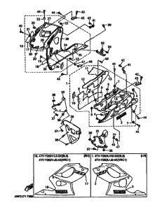 YZF600R YZF600RJ Cowling comp