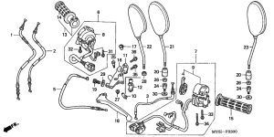  Handle lever / switch / cable