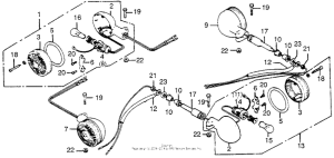 CB550 Задний фонарь