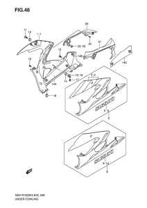 GSX-R1000 Under cowling