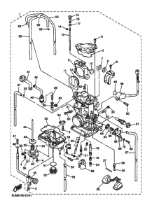 WR250F Carburetor assy