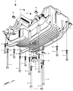 SL350 Lower crankcase