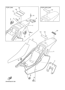 TTR90V Боковые обтекатели