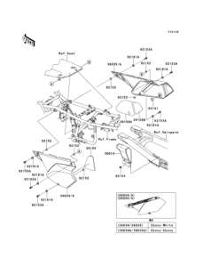 KLX250 Боковые обтекатели