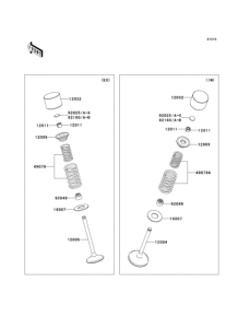  Rocker arms / valves
