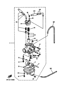 BW80 BW80U Carburetor assy