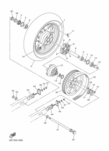 XVS950A Переднее колесо