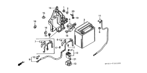 ST1100 Аккумулятор