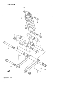 GSX1100 Втулки заднего рычага