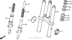 TG50 Передняя вилка