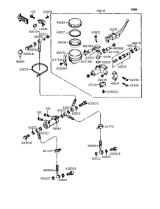 ZX400 Главный тормозной цилиндр