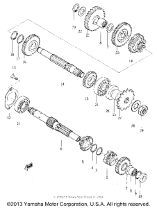 YL1E Трансмиссия