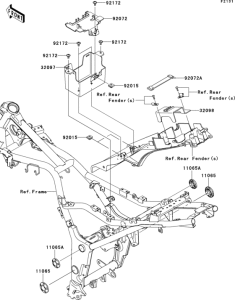 EX250 Рама ,крепежные детали