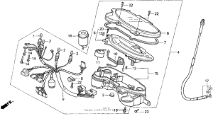 SA50P Спидометр