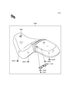VN900 Сиденье