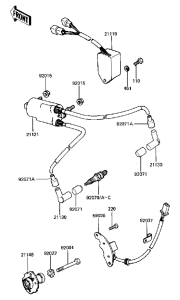 KZ440 Зажигание