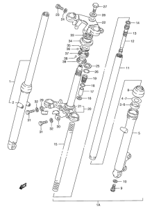 RG50 Вилка передней оси