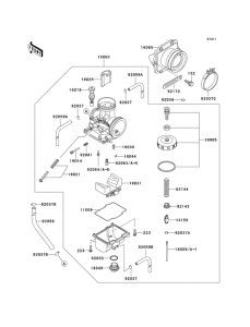 KX500 Carburetor(1 / 2)
