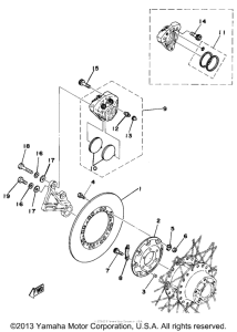 TZ750D Rear disc brake - caliper