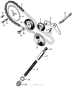 CT70 Натяжитель цепи