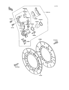 ZG1200 Передний тормоз