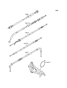 EL250 Тросы управления
