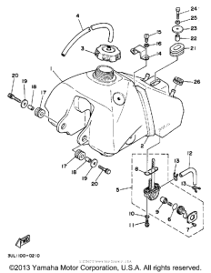 RT100A Топливный бак