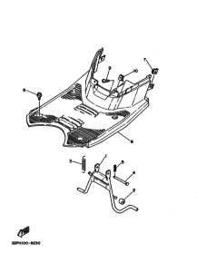 SH50 SH50N Support & repose pied