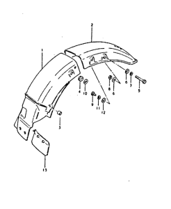 GS250 Заднее крыло