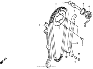 XR350R Cam chain + tensioner