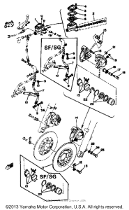 XS650SF Double disc brake