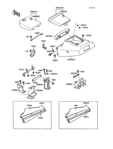 KR250 Сиденье