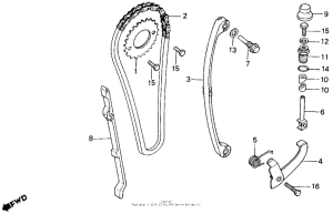 TLR200 Цепь ГРМ