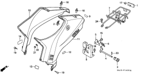 NE50 Body cover /  luggage carrier