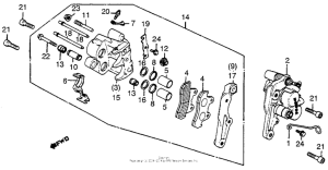 CB650SC Передний суппорт