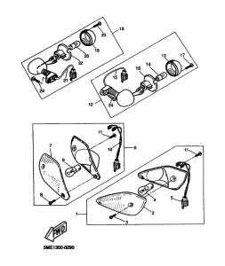 YQ100 Поворотники