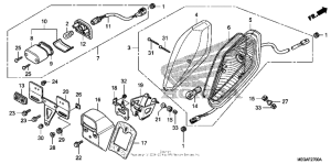 VT750CA Фонарь
