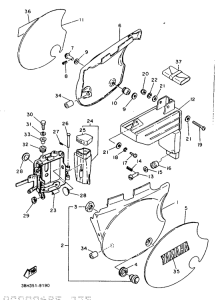 XT500 Боковые обтекатели