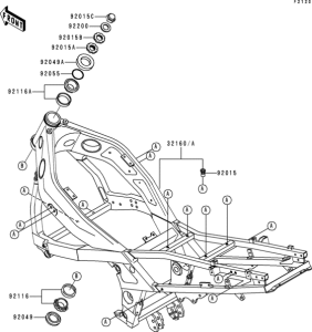ZX600 Рама